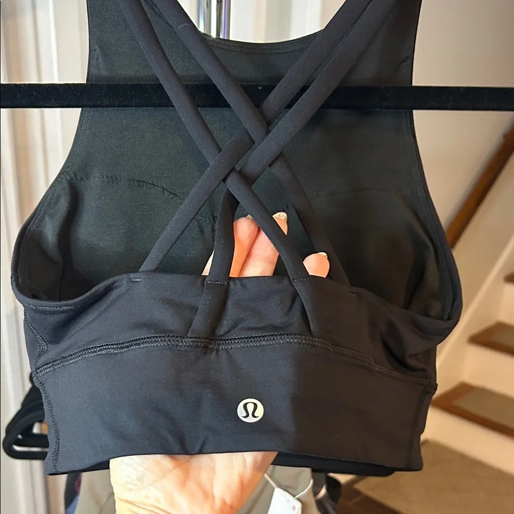 Lululemon Ed Curtis Black Tank Top limited edition EUC SIZE 4